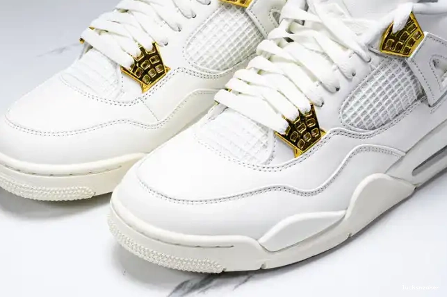 Reps LUCY 4 Retro Jordan Metallic Gold AQ9129-170 0525